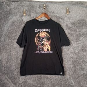 Sun Frogs Mens Short Sleeve Tee Iron Maiden Location Arizona Size Xl